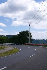 相模川水系広域ダム管理事務所への道