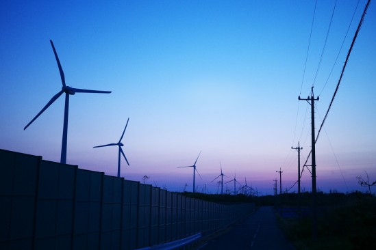 御前崎の風力発電