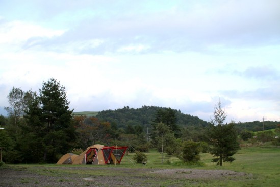 嬬恋のバラギ高原キャンプ場