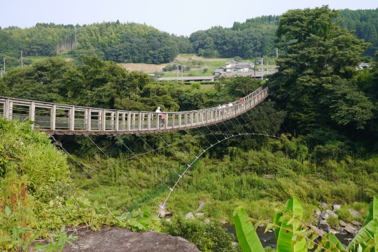 原尻の滝の滝見橋
